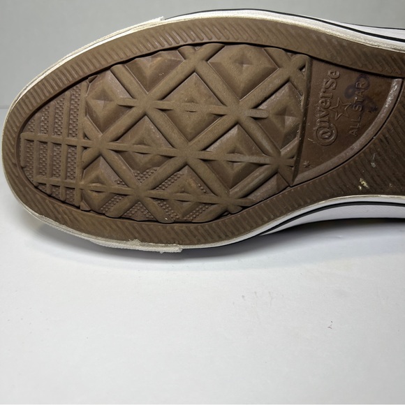 Converse CTAS High Top Chambray Blue Green White Canvas Sneakers Women's Size 9 - Picture 10 of 15